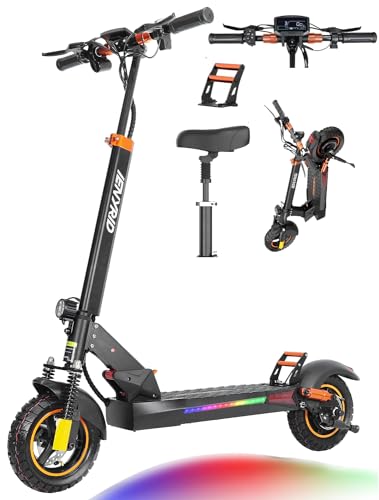 Hidoes Electric Scooter 800W 12.5Ah 30 MPH with Seat Black