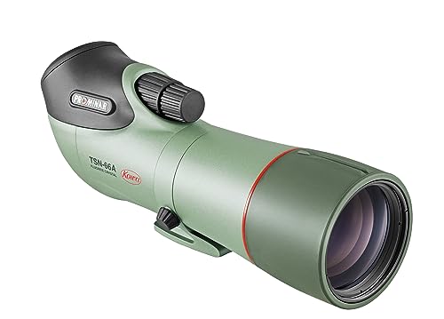 Kowa TSN-66A PROMINAR Pure Fluorite Spotting Scope Body Angled Green