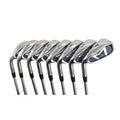 AGXGOLF Men's Left Hand Regular Flex Tour Irons Set with Steel Shafts
