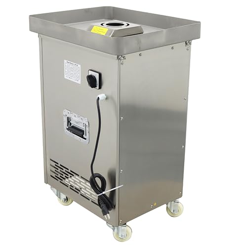 LGXEnzhuo Commercial Electric Meat Grinder Q7-22 2200W 300KG/H Gray