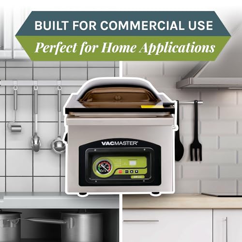 Vacmaster VP220 Commercial Chamber Vacuum Sealer Stainless Steel Silver