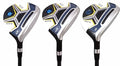 Rife Senior Mens 812s New Straight FACE Fairway Wood Set Black