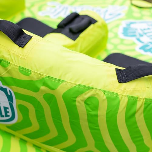 White Knuckle The Swerve 2 Towable Tube Green