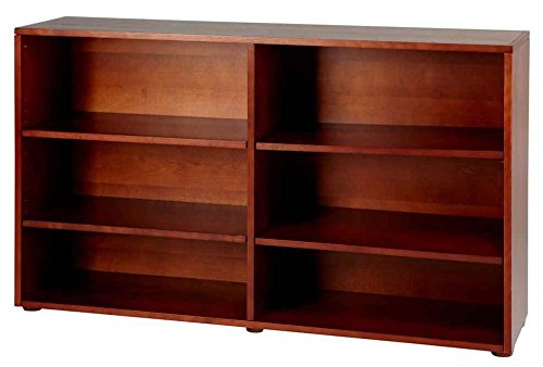 Maxtrix Kids 6 Shelf Low Wooden Bookcase
