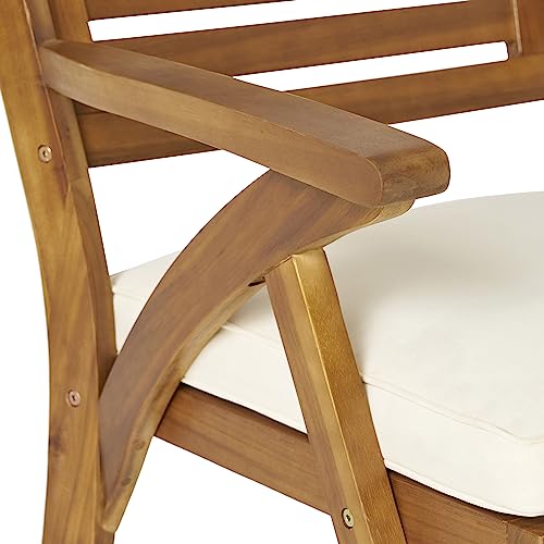 Christopher Knight Home Hermosa 5-Pc Acacia Wood Dining Set Teak Finish