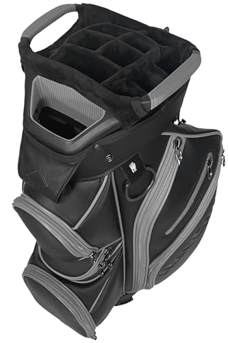 CaddyDaddy Premium Golf Cart Bag Matte Black