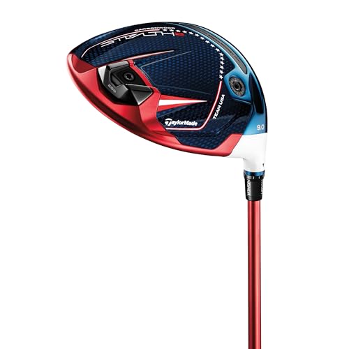 TaylorMade Golf Stealth2 USA Driver 9.0 Right Hand Stiff Red