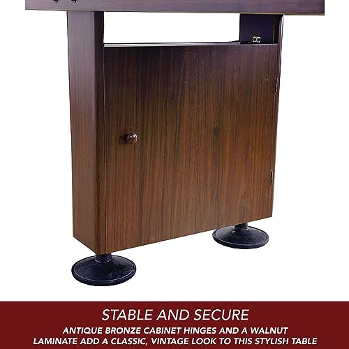 Hathaway Challenger 12-Ft Shuffleboard Table Walnut