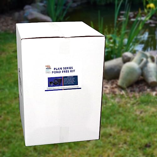 HALF OFF PONDS Simply Waterfalls 6100 Waterfall Kit with 10' x 30' EPDM Liner and 6,100 GPH Pump Black