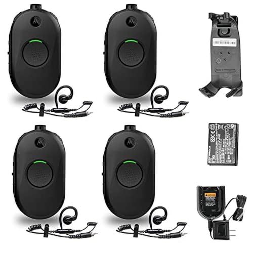 Motorola Solutions 4 x CLP1010e 1-Channel 2-Way UHF Business Radio
