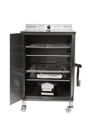 Smokin Tex Pro 1400 Electric Smoker Stainless Steel Silver