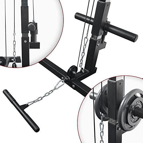 IFAST Power Cage with LAT Pull down System, Squat Rack, Weight Bench, 370lbs Weight Plates