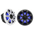 KICKER MSC 8-Inch Premium Marine 4-Ohm LED Coaxial Speakers, Pair
