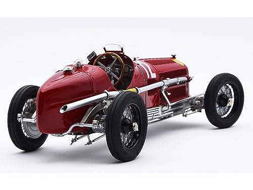 CMC M-226 Tipo B (P3) Red Cutoff Model 1/18 Diecast Car Limited Edition with Display Case