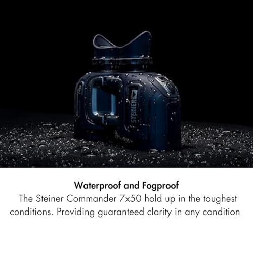 Steiner Marine Commander 7x50 Waterproof Binoculars with Compass Blue