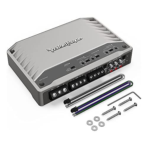 Rockford Fosgate M2-300X4 4 Channel Marine Amplifier with M1-65 6.5" Speakers, PMX-RGB Optix Light Controller & RGB-25 Extension Cables