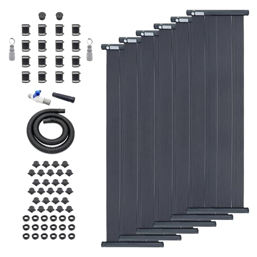 SolarPoolSupply SwimSizzle Ultimate Above Ground Pool Solar Heater - All-In-One Heater for 22-24ft Round/Up to 15’x30’ Oval Pools