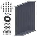 SolarPoolSupply SwimSizzle Ultimate Above Ground Pool Solar Heater - All-In-One Heater for 22-24ft Round/Up to 15’x30’ Oval Pools