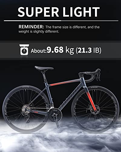 KOOTU Carbon Road Bike Blue Pink