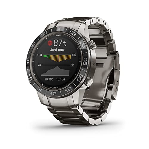 Garmin MARQ Aviator Men's Luxury Tool Watch Silver