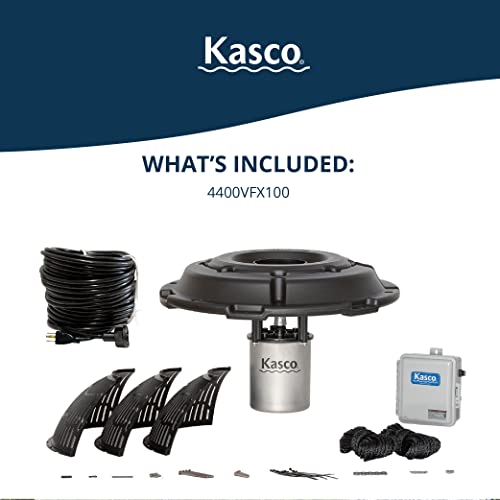 Kasco VFX Series 1HP Aerating Pond Fountain Black