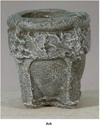 CC Outdoor Living Set of 2 Genoa Urns 30 inch Gray