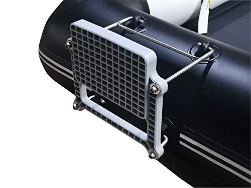 Boatify 7.5ft Inflatable Fishing Boat Raft Dinghy with Air Floor and Motor Bracket