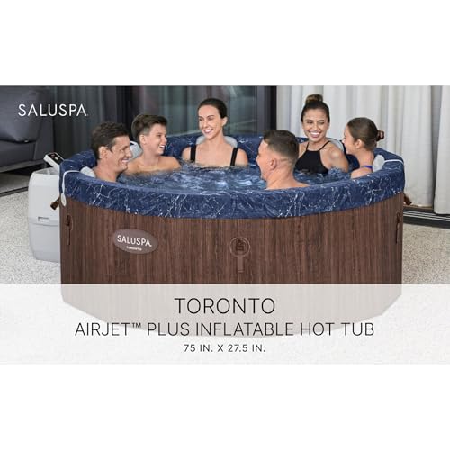 Bestway SaluSpa Toronto Smart AirJet Plus Hot Tub 7 Person Brown