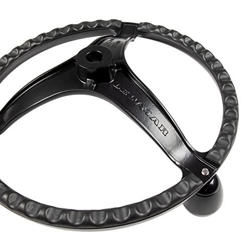 Lewmar Power Grip Boat Steering Wheel 13.5" Black