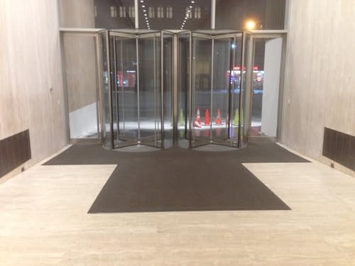 Legendary Doormats Super Berber Matting with Rubber Edging Verde Green 6' x 12''