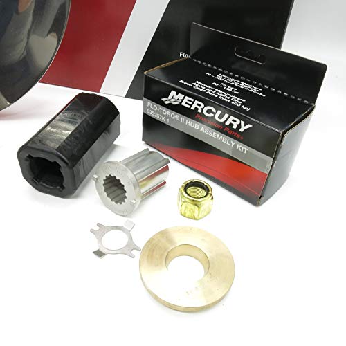 Quicksilver Mercury Marine Enertia 15-1/8 x 14 Pitch 3-Blade Stainless Steel Propeller