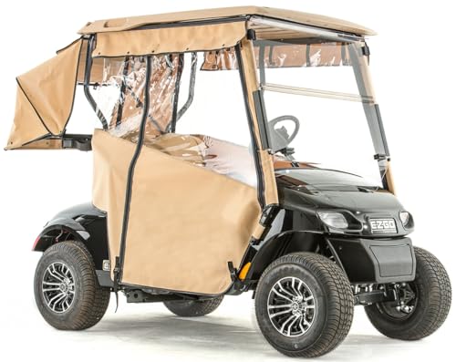 Golf Cart King Pro-Touring Golf Cart Enclosure EZGO TXT48 Linen