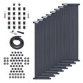 SolarPoolSupply Ultimate Solar Heater for Above Ground Pools - Premium Package with 8 High-Performance Solar Panels
