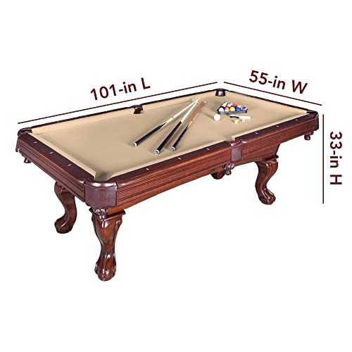 Hathaway Augusta 8-ft Pool Table Walnut Finish