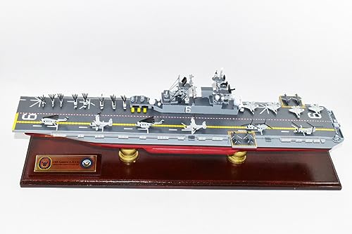 Squadron Nostalgia LLC LHA-6 USS America Amphibious Assault Ship 24-Inch Mahogany Model