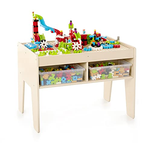 Guidecraft IO Blocks Center with Activity Table Natural