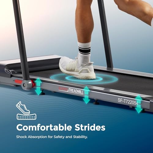 Sunny Health & Fitness Pegasus Smart Treadmill Gray
