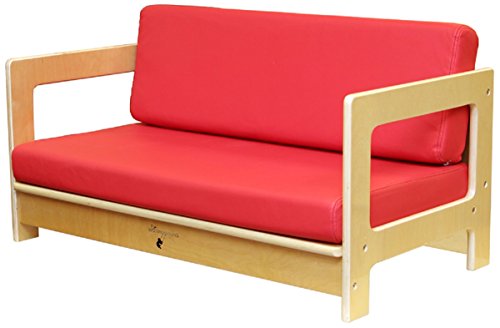 Learningground Preschool Birch School Home Living Room Set 3-Pieces Red