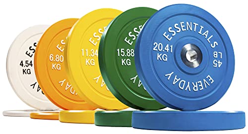 BalanceFrom Olympic Bumper Plate Weight Plate Colored