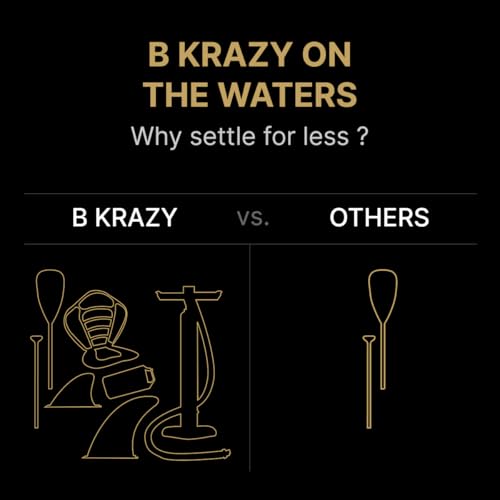 Bkrazy High-End Inflatable Paddle Board 11ft Complete Package Oasis