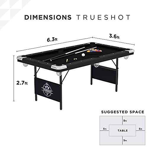 Fat Cat Trueshot 6 Ft. Pool Table Black