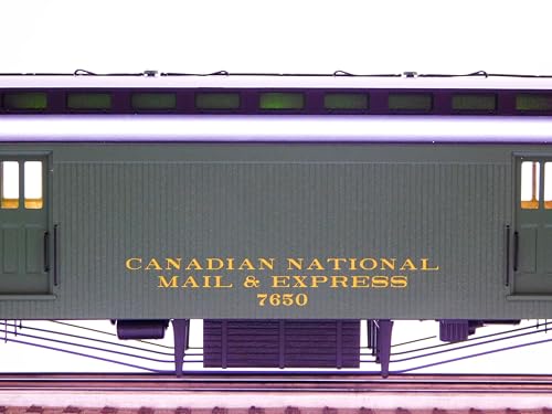 LIONEL TRAINS Canadian National Wood Baggage Coach 2 Pack O Gauge Natural Color