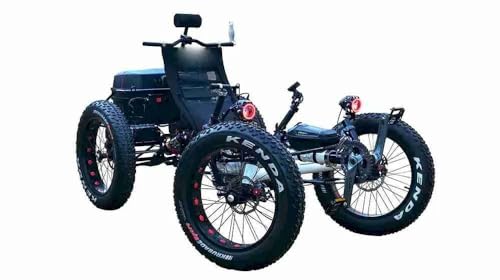 Cozytrikes Fat Tire Electric Quadricycle Black
