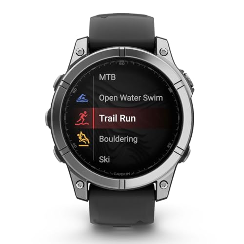 PlayBetter Garmin Fenix E Premium Multisport GPS Smartwatch Gift Box Bundle Stainless Steel/Black