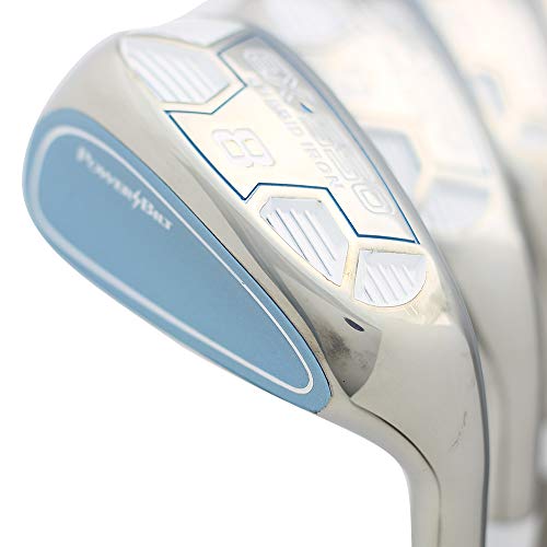PowerBilt Women's Golf EX-550 Hybrid Iron Set Black