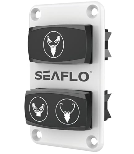 SEAFLO 24V Deluxe Flush Fresh Water Electric Marine Toilet White