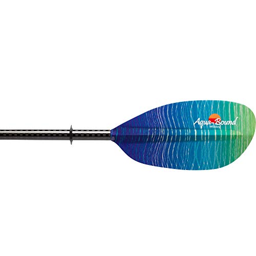 AQUA BOUND Whiskey Fiberglass Bent Shaft 2-Piece Kayak Paddle Northern Lights