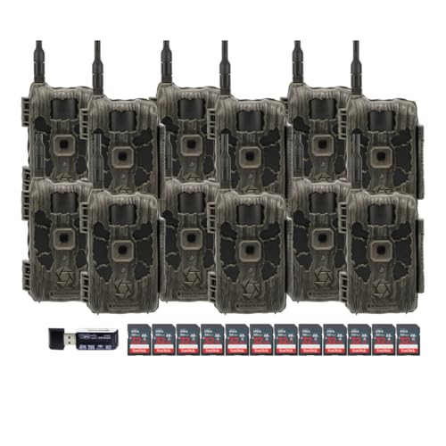 Stealth Cam 40MP Deceptor Max Cellular Trail Camera Bundle with 32GB Memory Card and Card Reader