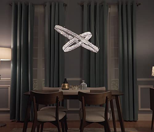 Maxim Eternity Pendant Light 1 Light 30 Inches Wide Silver