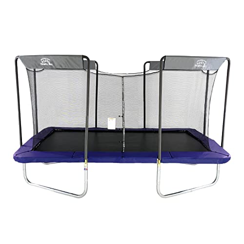 Skywalker Trampolines 17ft Rectangle Olympic-Sized Trampoline with Enclosure Blue